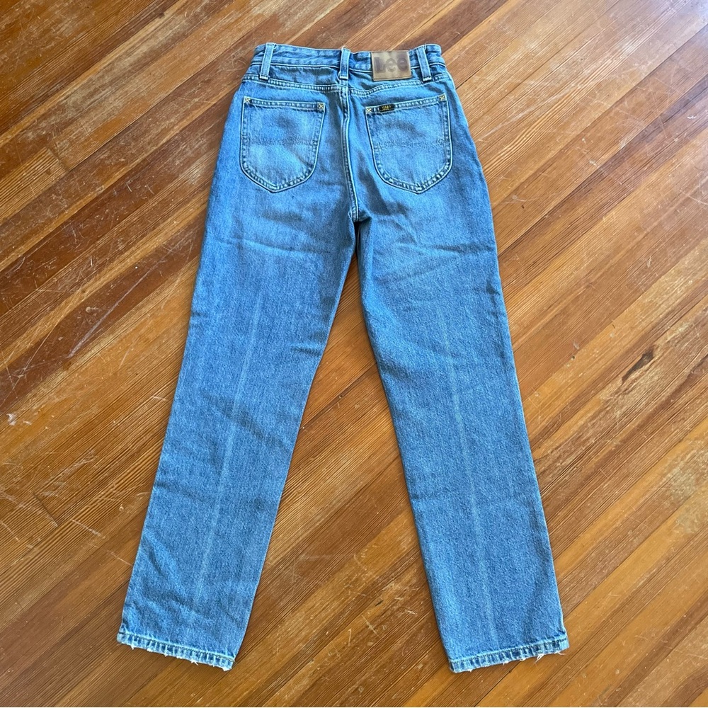 Lee Vintage Modern High Rise Straight Leg Ankle Jeans - Picture 6 of 8
